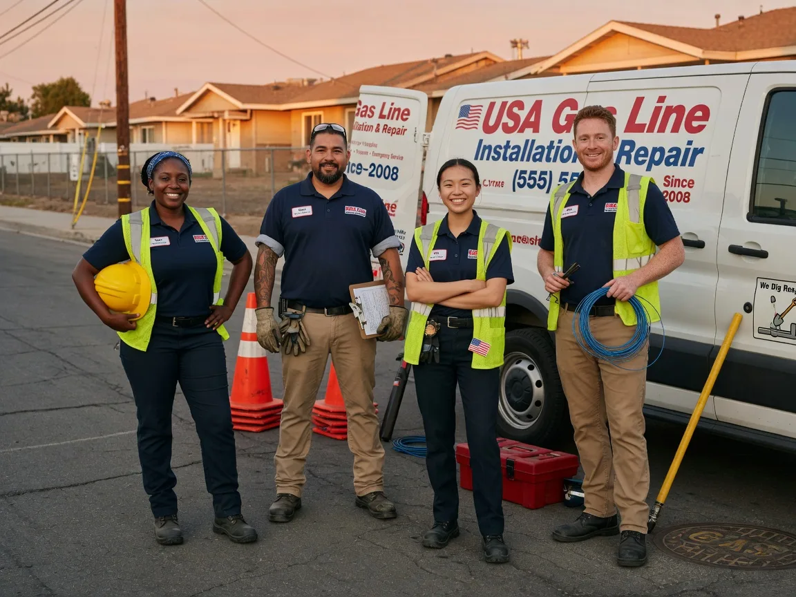 Gas Line Installation company in River Pines, CA